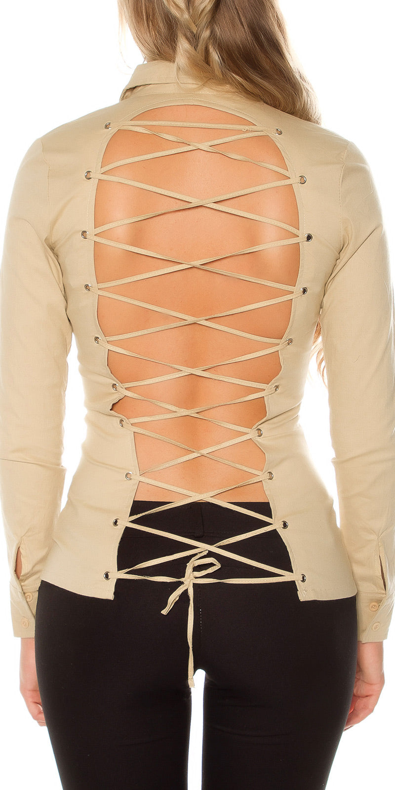 Camicia con lacci 0000ISF2130