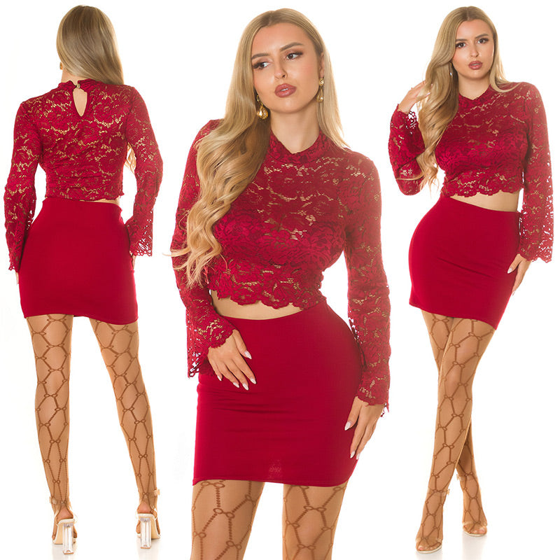 Top in pizzo 0000LT31761