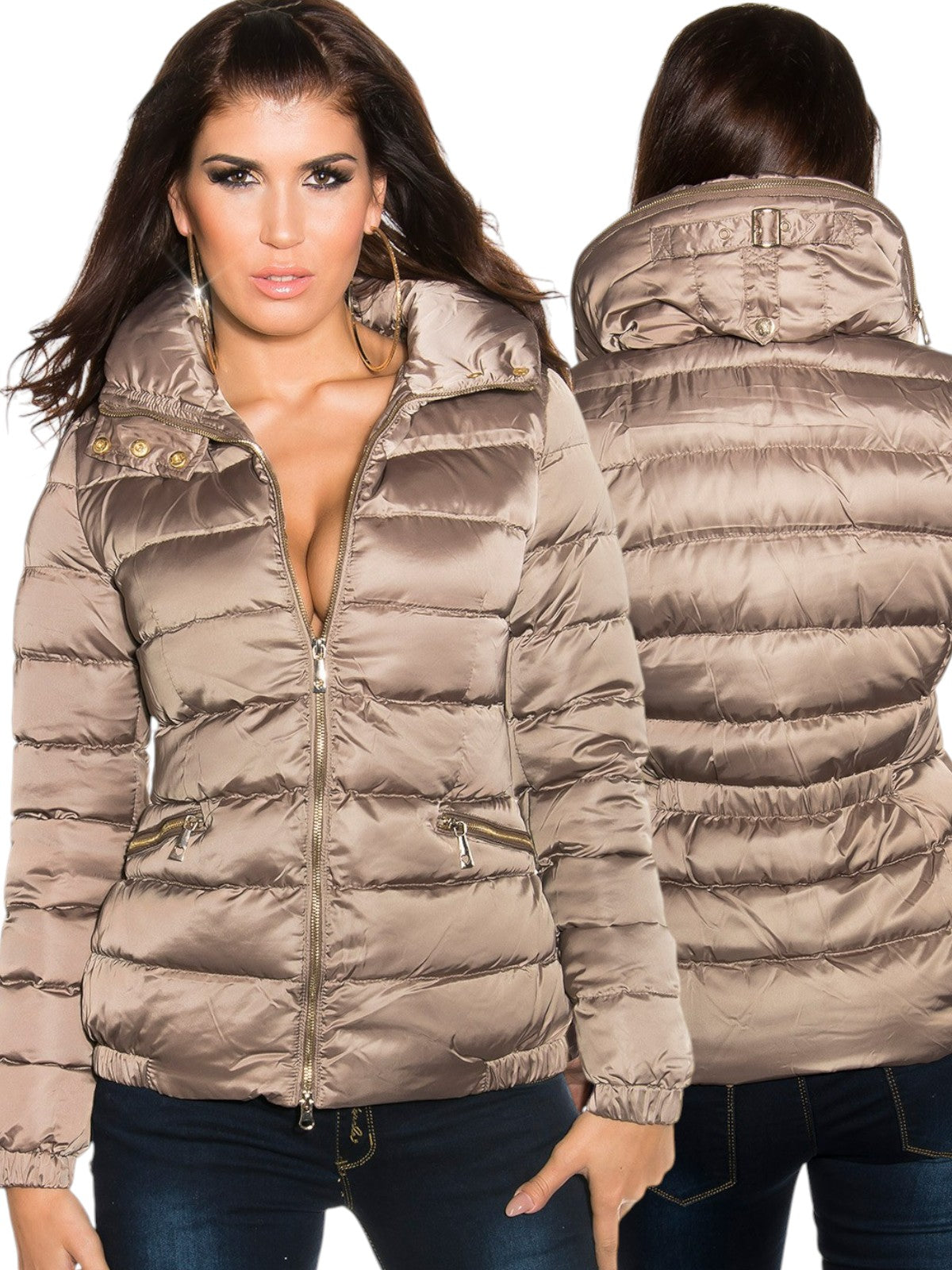 Piumino giubbotto cappuccino 0000Y-785 - taglia M