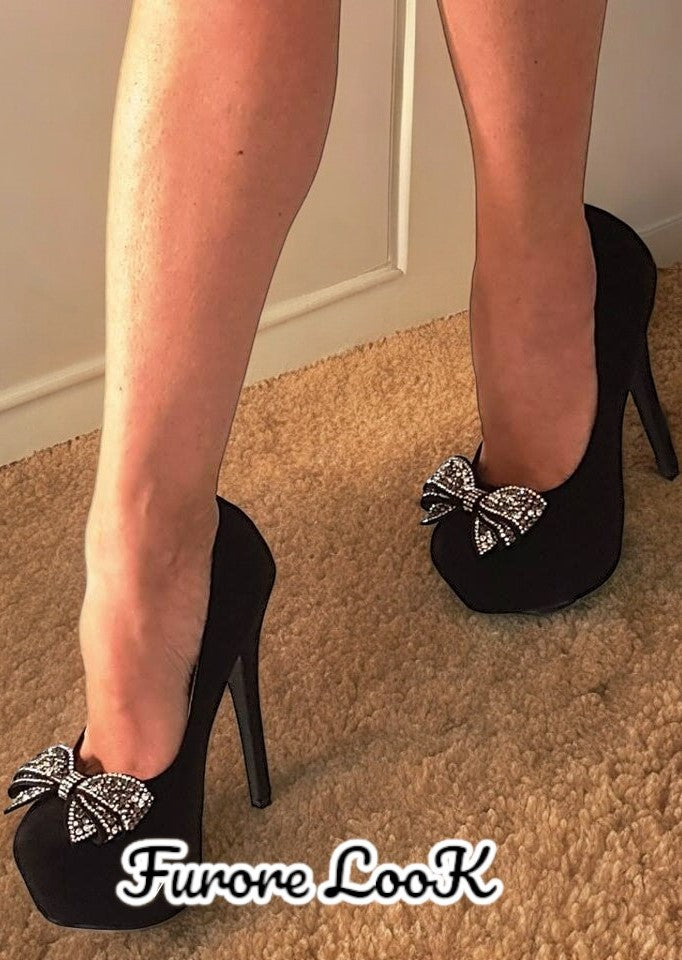Decollete' nere HP16 - tacco 15 cm - numero 38