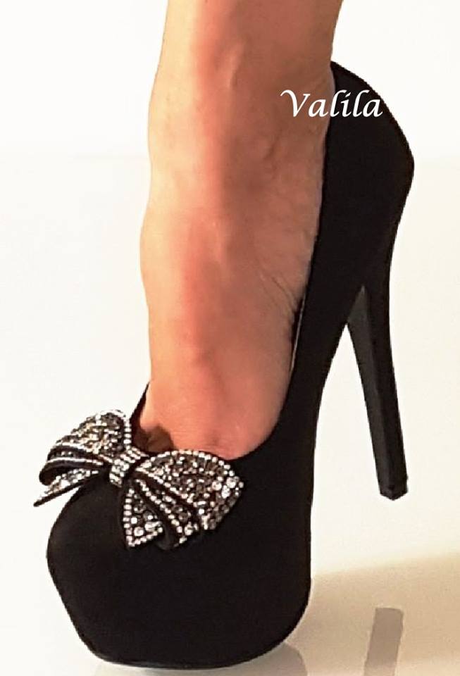 Decollete' nere HP16 - tacco 15 cm - numero 38