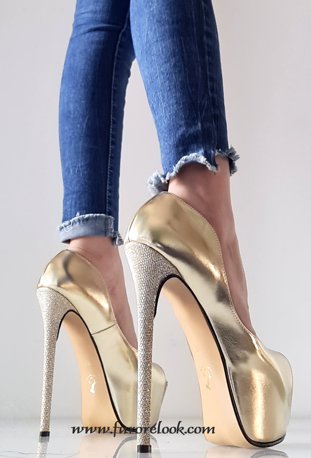 Numero 38 - Made in Italy - Modello Chloe - tacco 16 cm