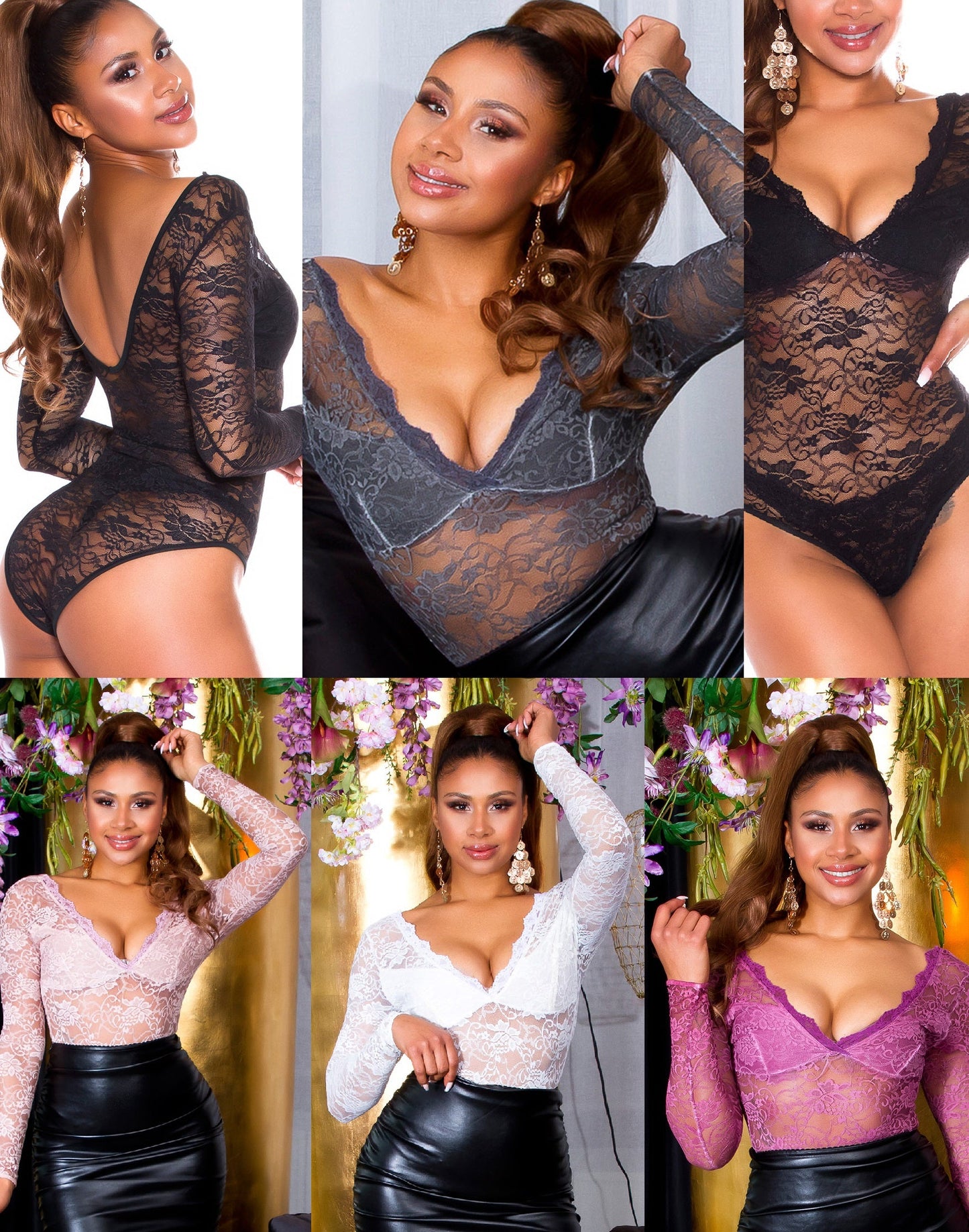 Body top in pizzo 0000B0811