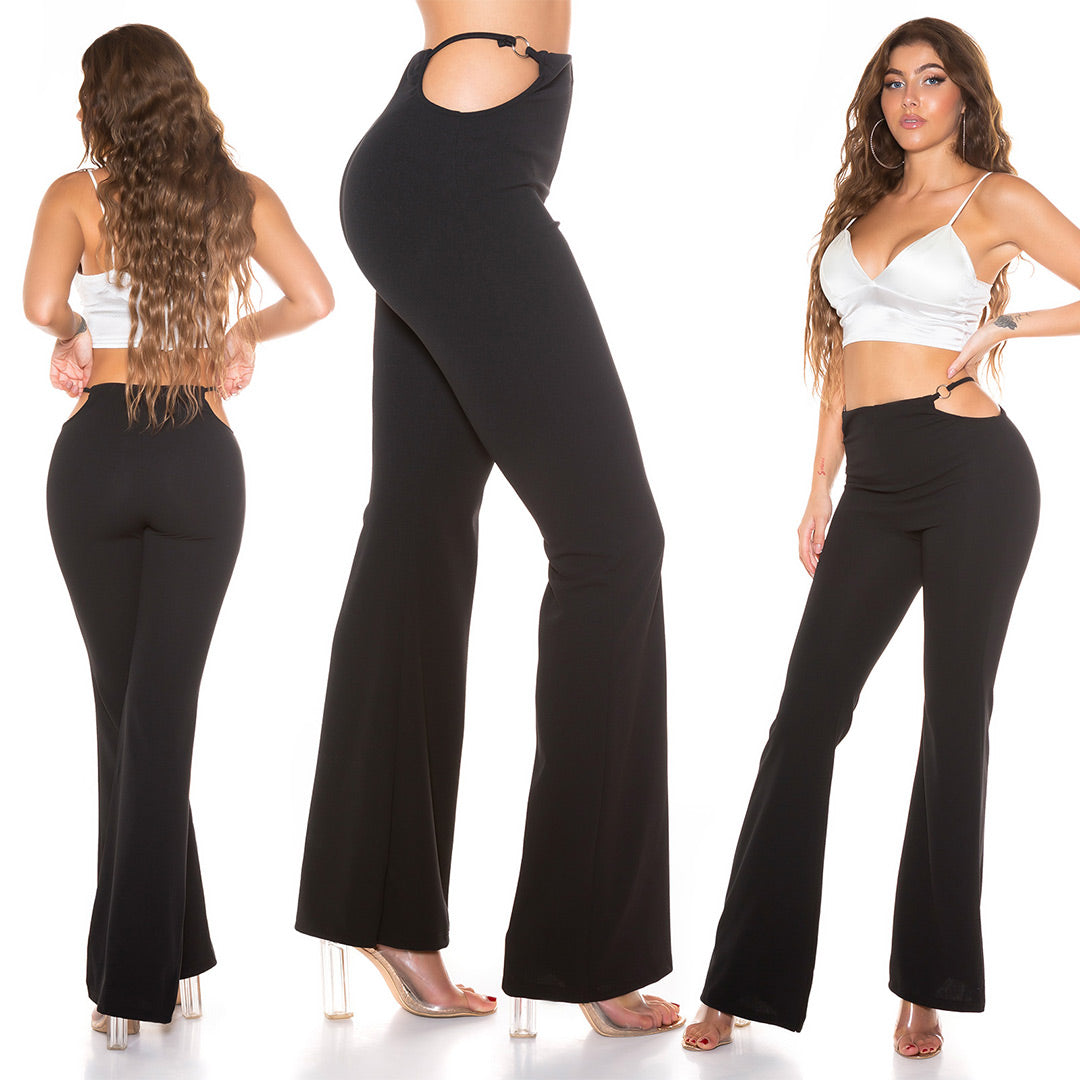 Pantaloni con ritagli laterali 0000H94155