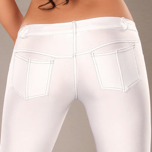Leggins pantaloni bianchi taglia XS - 00003352
