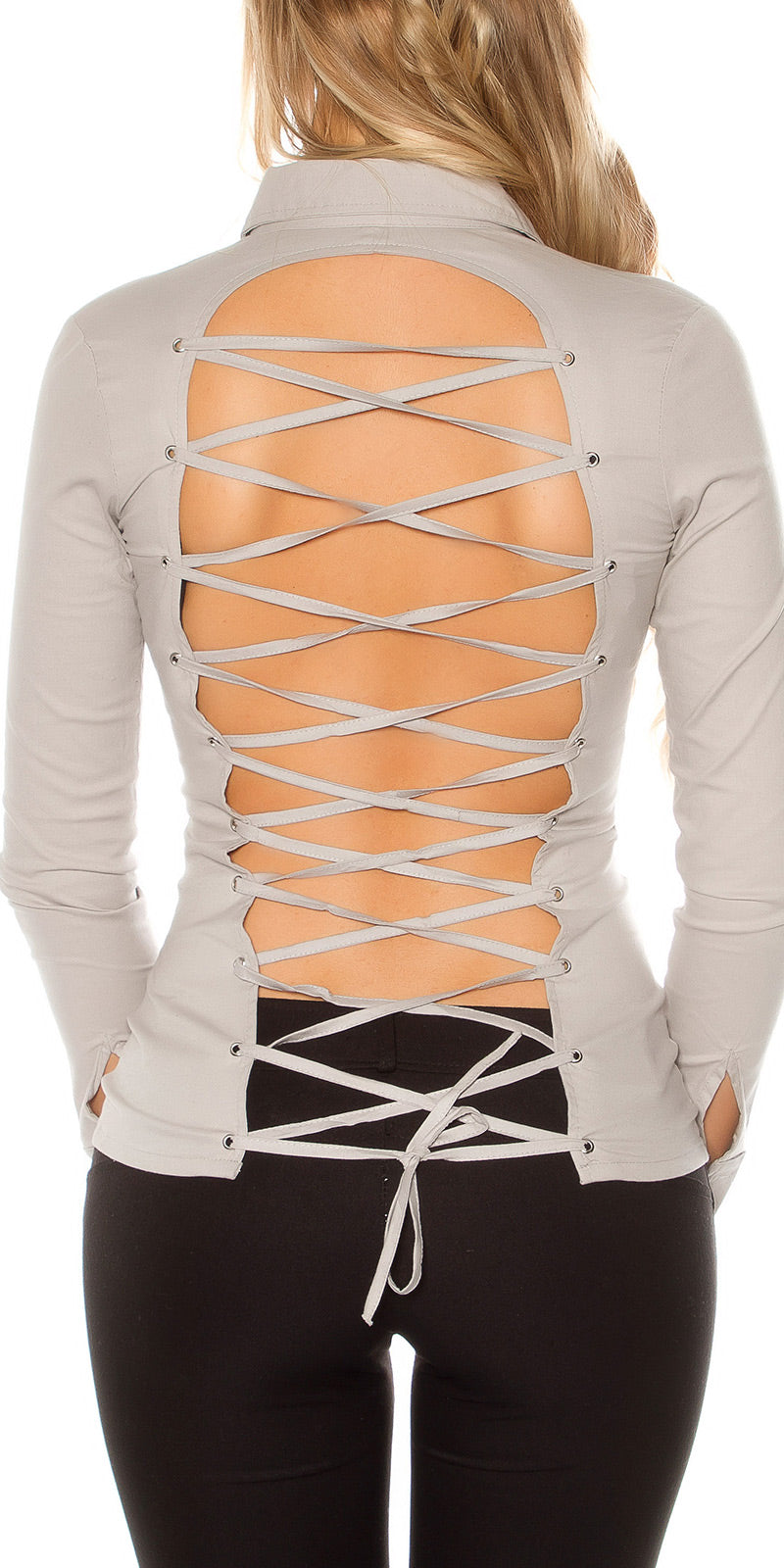 Camicia con lacci 0000ISF2130