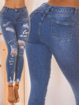 Jeans strappati 0000J3518D - cintura esclusa