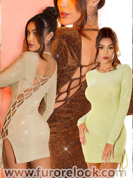 Abito con glitter 0000K20811