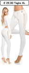 PROMO Pantaloni bianchi codice 0000LE18981 - taglia XL