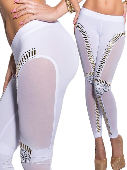 Leggins bianchi 0000LE19213B - taglia M/L