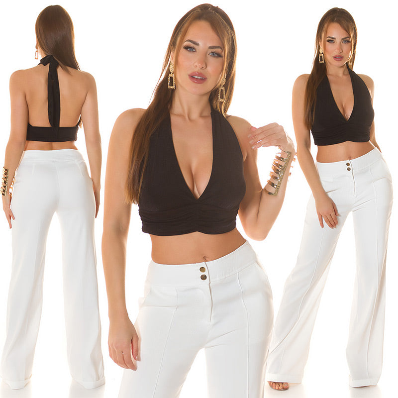 Top con scollo a V - 0000T23299