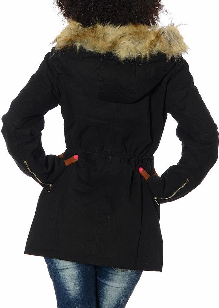 Giubbotto imbottito invernale nero 1531 - taglia XL