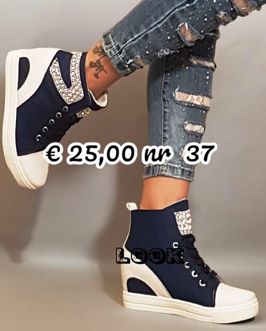Sneakers blu 6085-Y - numero 37