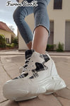 Sneakers con suola 5 cm - codice BL1530