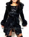 Giubbotto cappotto invernale nero KL-YU8011 - taglia XL