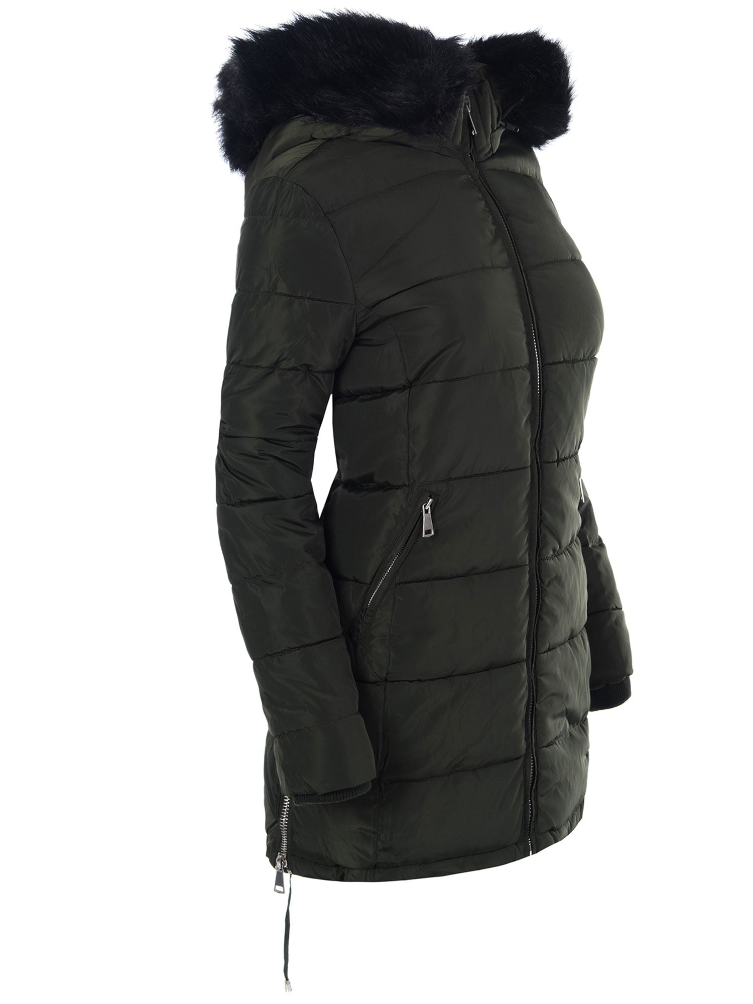 Piumino giaccone invernale nero 9040 - taglia S