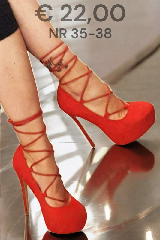 Decolletè rosse OD-1 - numero 35- 38