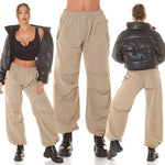 Pantaloni moda hip-pop cappuccino 0000H02304