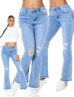 Jeans cintura esclusa 0000J6711