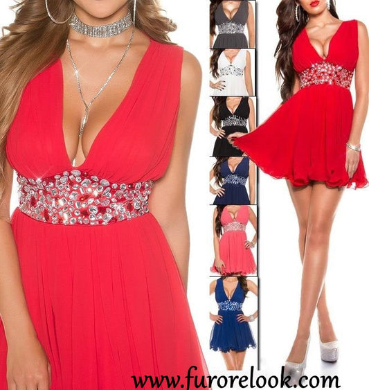 Abito con strass 0000K18315