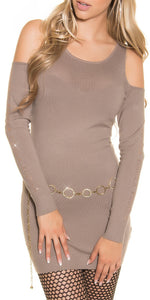 Abito in maglia fine 0000KO-1548 - cintura esclusa