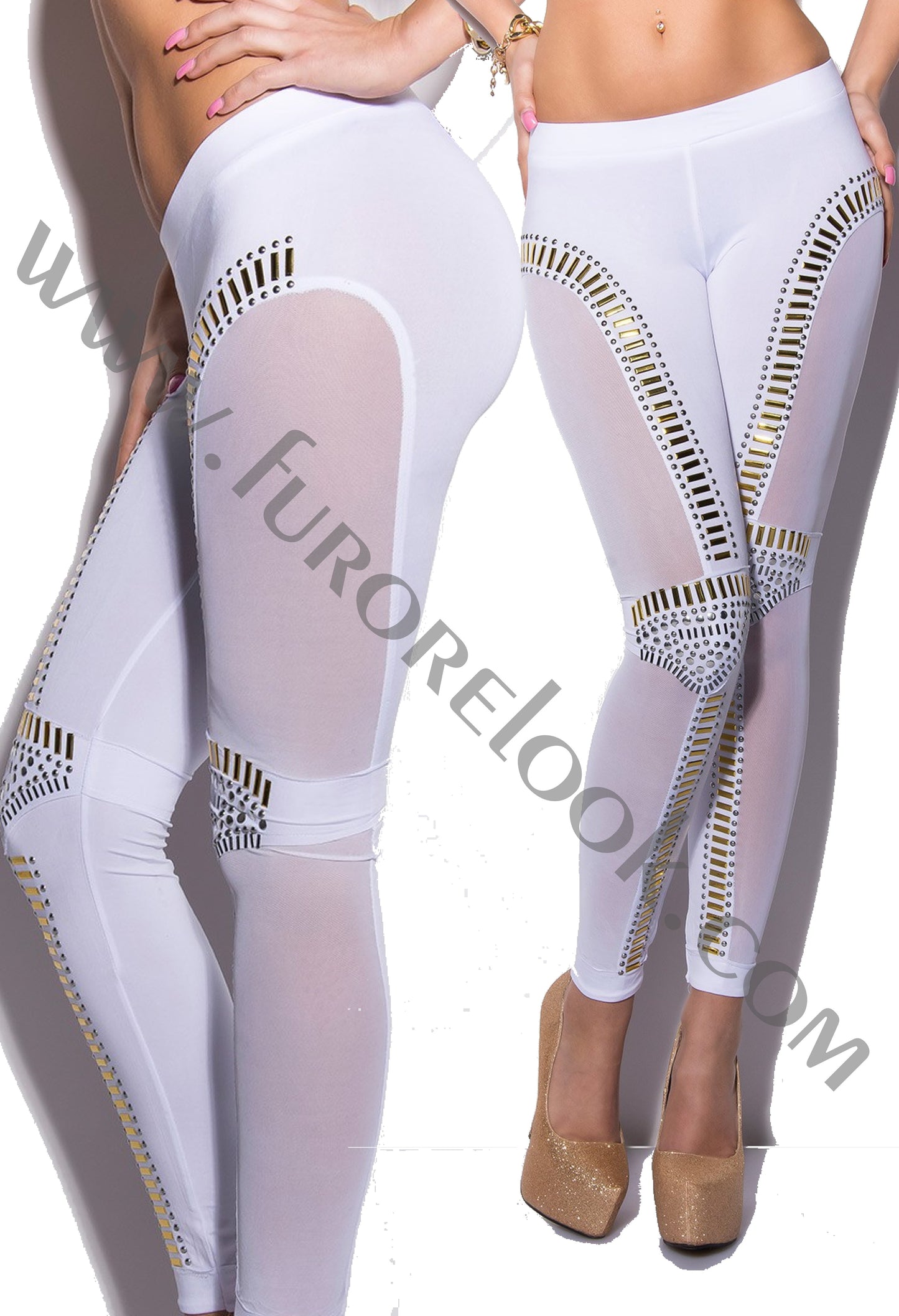 Leggins bianchi 0000LE19213B - taglia M/L