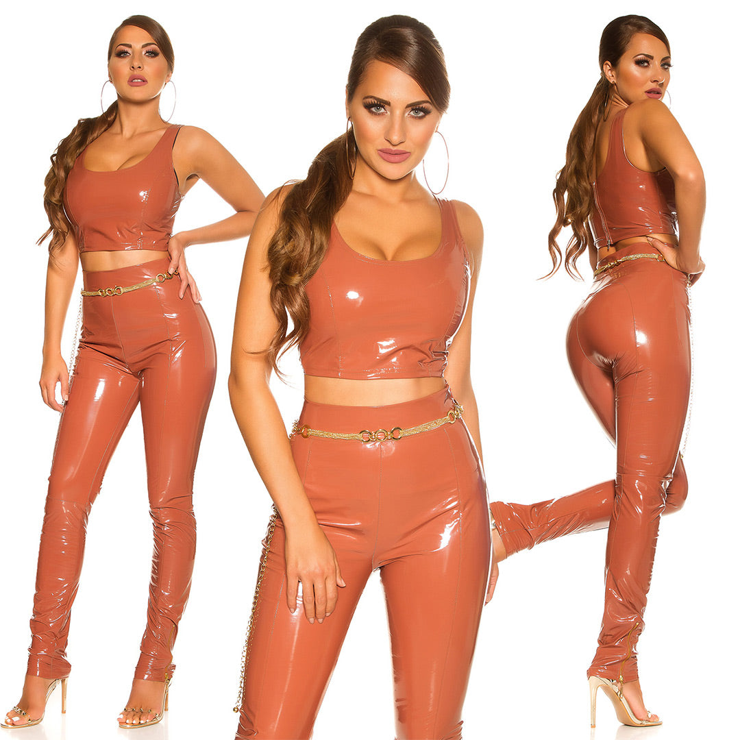 Top in lattice con zip 0000T-203001