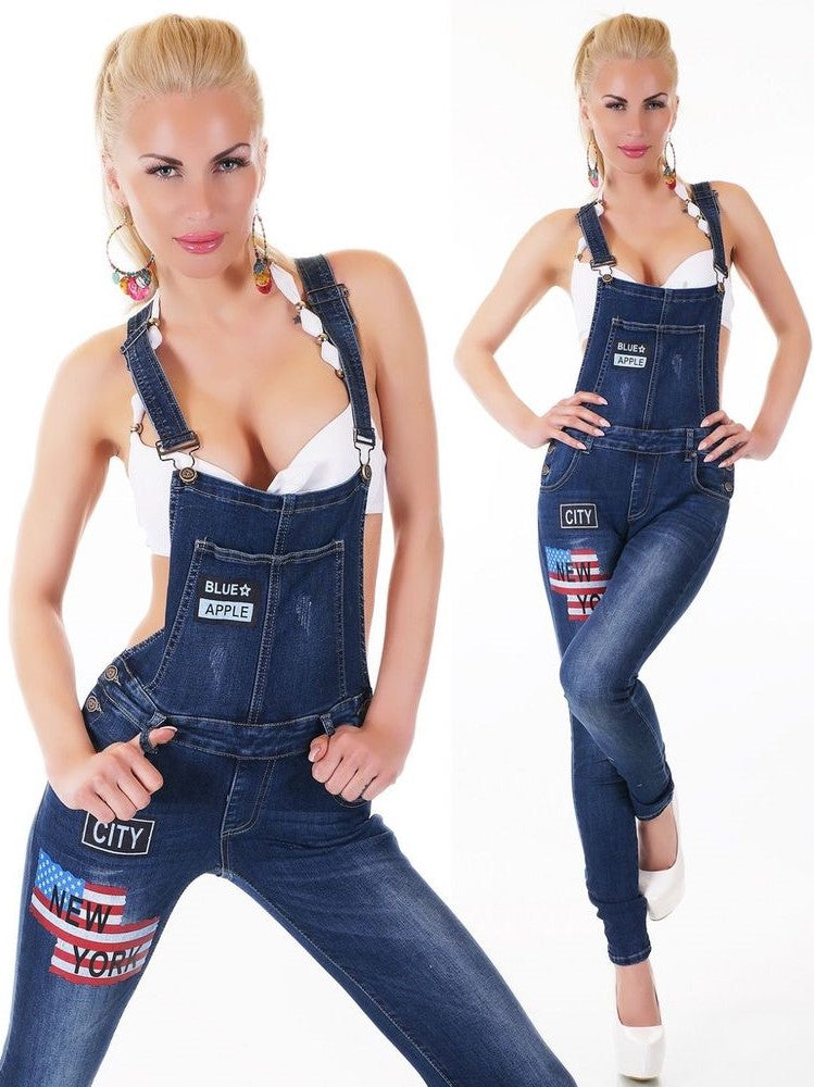 Salopette di jeans 9171 - taglia M